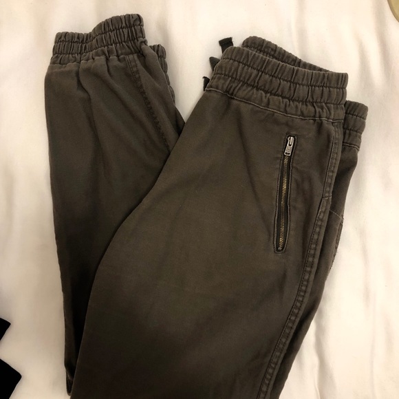 TNA Pants - TNA army green jogger pants.